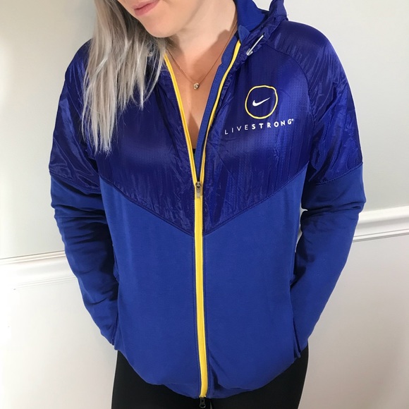 Nike Jackets & Blazers - Nike LIVESTRONG zip up dry fit jacket